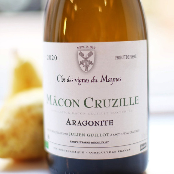 Caviste Contre-pied vin naturel Aragonite Clos des Vignes du Maynes Mâcon Cruzille Blanc